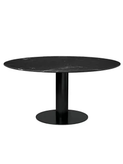 2.0 Dining Table Ø150 cm, sort marmor fra<GUBI Best