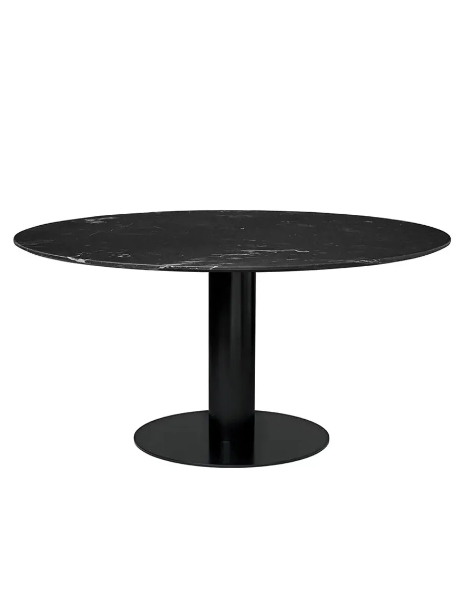 2.0 Dining Table Ø150 cm, sort marmor fra<GUBI Best