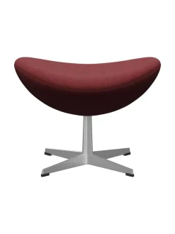 3127 Fodskammel til Ægget af Arne Jacobsen læder<Fritz Hansen Discount