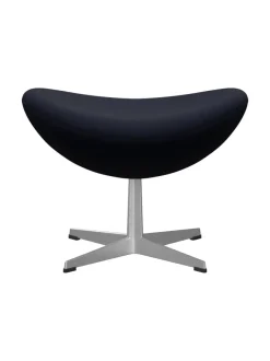 3127 Fodskammel til Ægget af Arne Jacobsen læder<Fritz Hansen Discount
