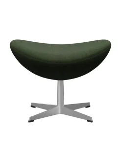 3127 Fodskammel til Ægget af Arne Jacobsen læder<Fritz Hansen Discount