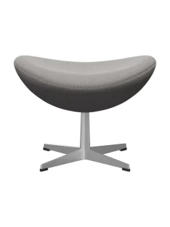 3127 Fodskammel til Ægget af Arne Jacobsen læder<Fritz Hansen Discount
