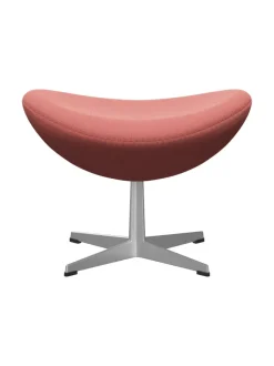 3127 Fodskammel til Ægget af Arne Jacobsen læder<Fritz Hansen Discount