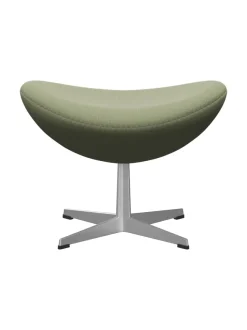 3127 Fodskammel til Ægget af Arne Jacobsen læder<Fritz Hansen Discount