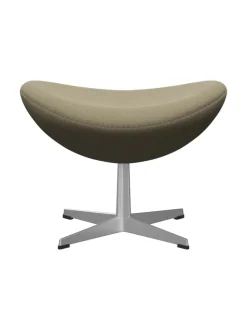 3127 Fodskammel til Ægget af Arne Jacobsen læder<Fritz Hansen Discount
