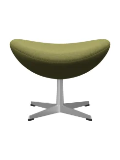 3127 Fodskammel til Ægget af Arne Jacobsen læder<Fritz Hansen Discount