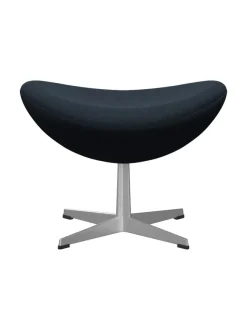 3127 Fodskammel til Ægget af Arne Jacobsen læder<Fritz Hansen Discount
