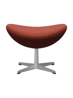 3127 Fodskammel til Ægget af Arne Jacobsen læder<Fritz Hansen Discount