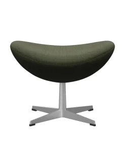 3127 Fodskammel til Ægget af Arne Jacobsen læder<Fritz Hansen Discount