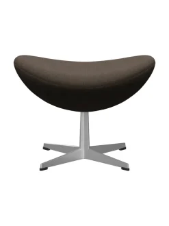 3127 Fodskammel til Ægget af Arne Jacobsen læder<Fritz Hansen Discount