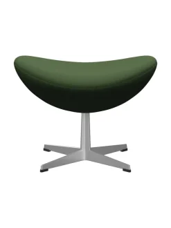 3127 Fodskammel til Ægget af Arne Jacobsen læder<Fritz Hansen Discount