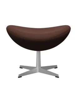 3127 Fodskammel til Ægget af Arne Jacobsen læder<Fritz Hansen Discount