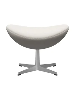 3127 Fodskammel til Ægget af Arne Jacobsen læder<Fritz Hansen Discount
