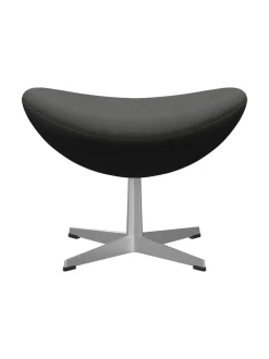 3127 Fodskammel til Ægget af Arne Jacobsen læder<Fritz Hansen Discount