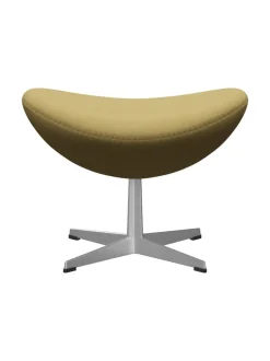 3127 Fodskammel til Ægget af Arne Jacobsen læder<Fritz Hansen Discount