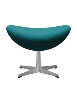 3127 Fodskammel til Ægget af Arne Jacobsen læder<Fritz Hansen Discount