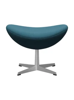 3127 Fodskammel til Ægget af Arne Jacobsen læder<Fritz Hansen Discount