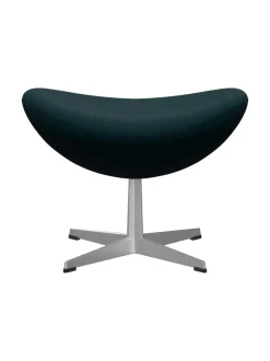 3127 Fodskammel til Ægget af Arne Jacobsen læder<Fritz Hansen Discount