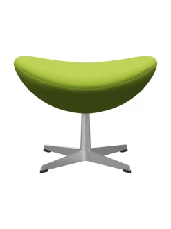 3127 Fodskammel til Ægget af Arne Jacobsen læder<Fritz Hansen Discount