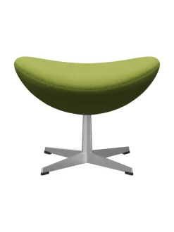 3127 Fodskammel til Ægget af Arne Jacobsen læder<Fritz Hansen Discount
