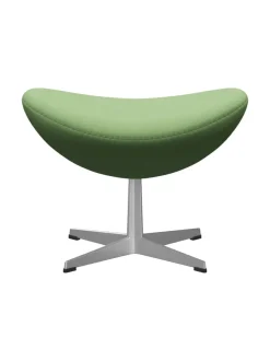 3127 Fodskammel til Ægget af Arne Jacobsen læder<Fritz Hansen Discount