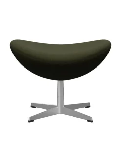 3127 Fodskammel til Ægget af Arne Jacobsen læder<Fritz Hansen Discount