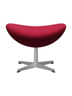 3127 Fodskammel til Ægget af Arne Jacobsen læder<Fritz Hansen Discount