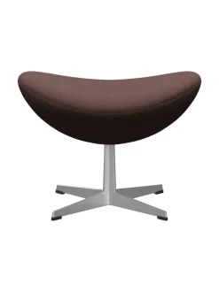 3127 Fodskammel til Ægget af Arne Jacobsen læder<Fritz Hansen Discount