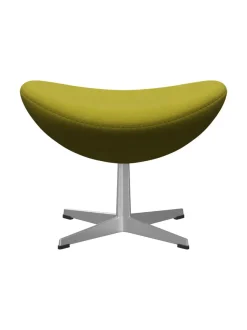 3127 Fodskammel til Ægget af Arne Jacobsen læder<Fritz Hansen Discount