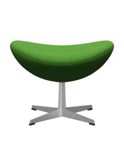 3127 Fodskammel til Ægget af Arne Jacobsen læder<Fritz Hansen Discount
