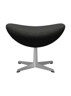 3127 Fodskammel til Ægget af Arne Jacobsen læder<Fritz Hansen Discount
