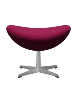 3127 Fodskammel til Ægget af Arne Jacobsen læder<Fritz Hansen Discount
