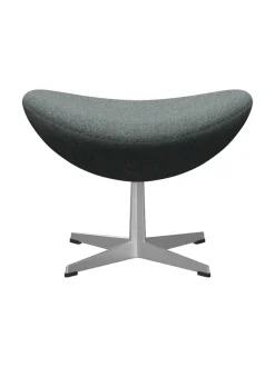 3127 Fodskammel til Ægget af Arne Jacobsen læder<Fritz Hansen Discount