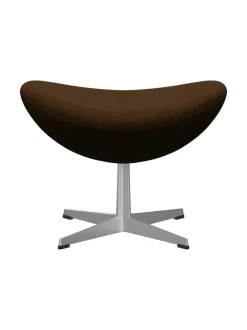 3127 Fodskammel til Ægget af Arne Jacobsen læder<Fritz Hansen Discount
