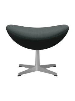 3127 Fodskammel til Ægget af Arne Jacobsen læder<Fritz Hansen Discount
