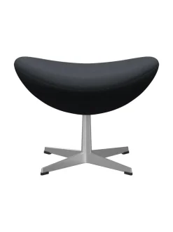 3127 Fodskammel til Ægget af Arne Jacobsen læder<Fritz Hansen Discount