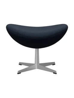 3127 Fodskammel til Ægget af Arne Jacobsen læder<Fritz Hansen Discount