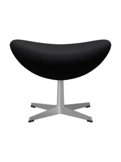 3127 Fodskammel til Ægget af Arne Jacobsen læder<Fritz Hansen Discount