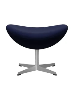 3127 Fodskammel til Ægget af Arne Jacobsen læder<Fritz Hansen Discount