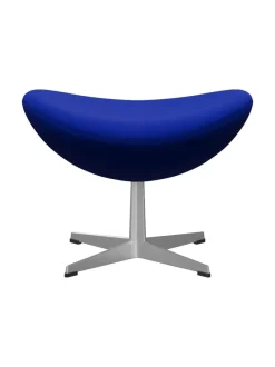 3127 Fodskammel til Ægget af Arne Jacobsen læder<Fritz Hansen Discount