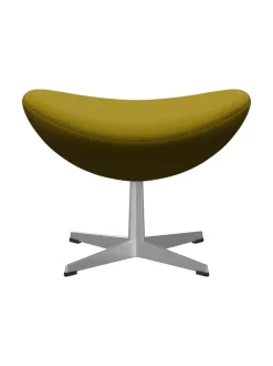 3127 Fodskammel til Ægget af Arne Jacobsen læder<Fritz Hansen Discount