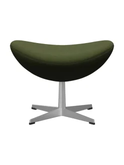 3127 Fodskammel til Ægget af Arne Jacobsen læder<Fritz Hansen Discount