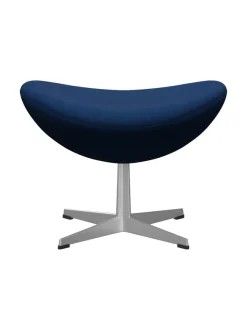 3127 Fodskammel til Ægget af Arne Jacobsen læder<Fritz Hansen Discount