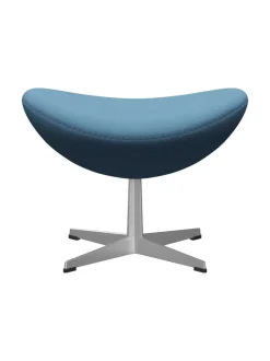 3127 Fodskammel til Ægget af Arne Jacobsen læder<Fritz Hansen Discount