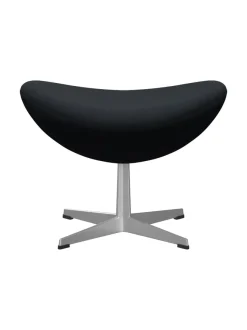 3127 Fodskammel til Ægget af Arne Jacobsen læder<Fritz Hansen Discount