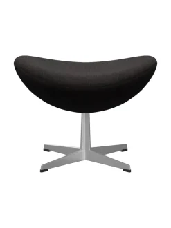 3127 Fodskammel til Ægget af Arne Jacobsen læder<Fritz Hansen Discount