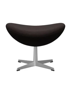 3127 Fodskammel til Ægget af Arne Jacobsen læder<Fritz Hansen Discount