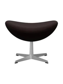 3127 Fodskammel til Ægget af Arne Jacobsen læder<Fritz Hansen Discount