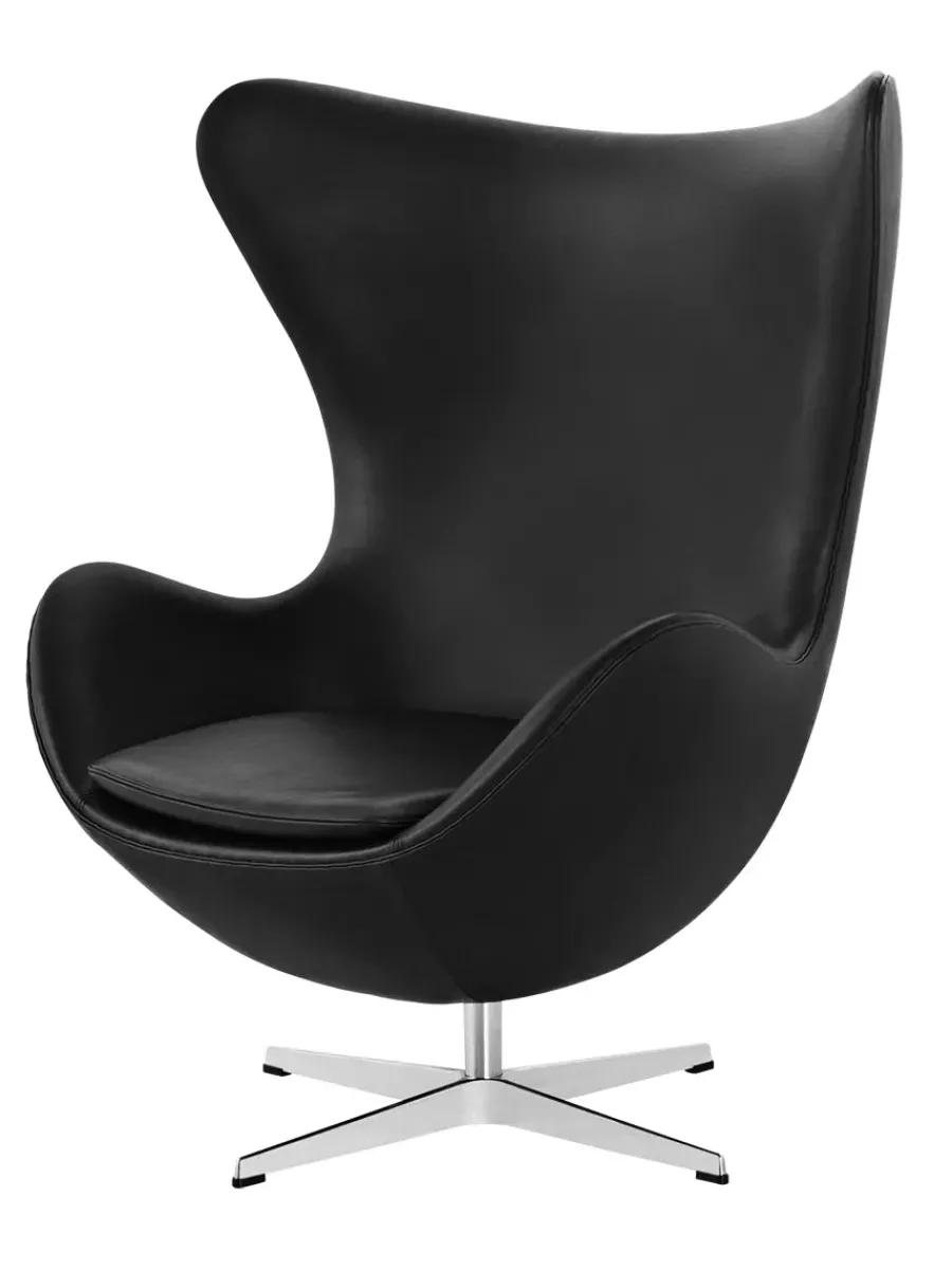 3316 Ægget af Arne Jacobsen læder<Fritz Hansen Discount