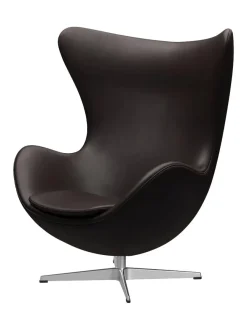 3316 Ægget af Arne Jacobsen læder<Fritz Hansen Discount